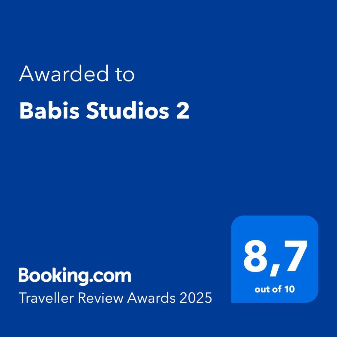 Babis Studios 2 Kalamaki  Ngoại thất bức ảnh